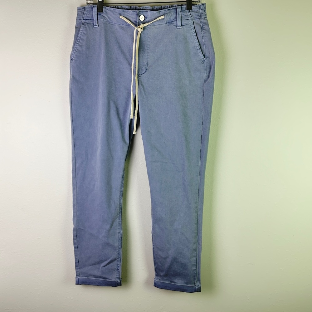 Paige Christy Drawstring Cuffed Straight Leg Pants